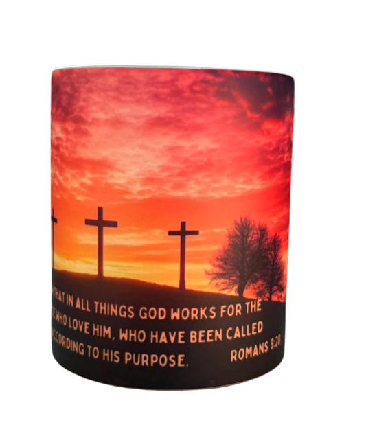 Christian Heat-Reveal Mug – “Faith Appears with Fire